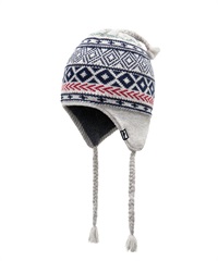 DIMITO ディミト スノーボード ビーニー ユニセックス HAE EAR FLAP BEANIE ムラサキスポーツ 24-25モデル LL J3(WHITE-ONESIZE)