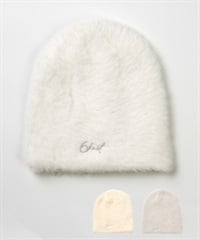 6KNOT シックスノット スノーボード ビーニー レディース ニット帽 SHAGGY BEANIE ムラサキスポーツ 24-25モデル LX J24(WHITE-ONESIZE)