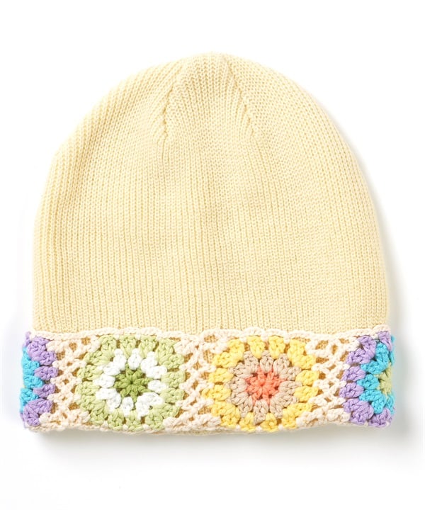 6KNOT シックスノット スノーボード ビーニー レディース ニット帽 CROCHET BEANIE ムラサキスポーツ 24-25モデル LX J24