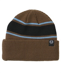 ANTHEM アンセム スノーボード ビーニー ユニセックス ニット帽 WAFFLE BEANIE ムラサキスポーツ 24-25モデル LX J10(BROWN-ONESIZE)