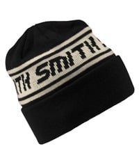 SMITH スミス スノーボード ビーニー ニット帽 ユニセックス THROWBACK BEANIE ムラサキスポーツ 24-25モデル LX J31(BLACK-ONESIZE)