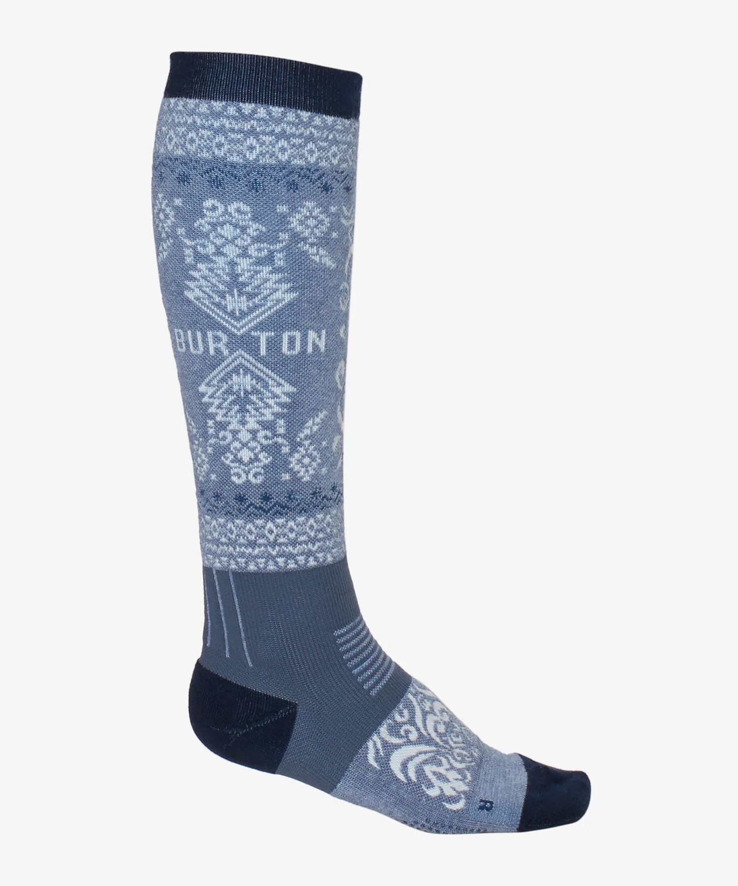 スノーボード ソックス BURTON バートン IMPRINT ROUND SOCK 23-24モデル ムラサキスポーツ KK J13(ONECOLOR-S)