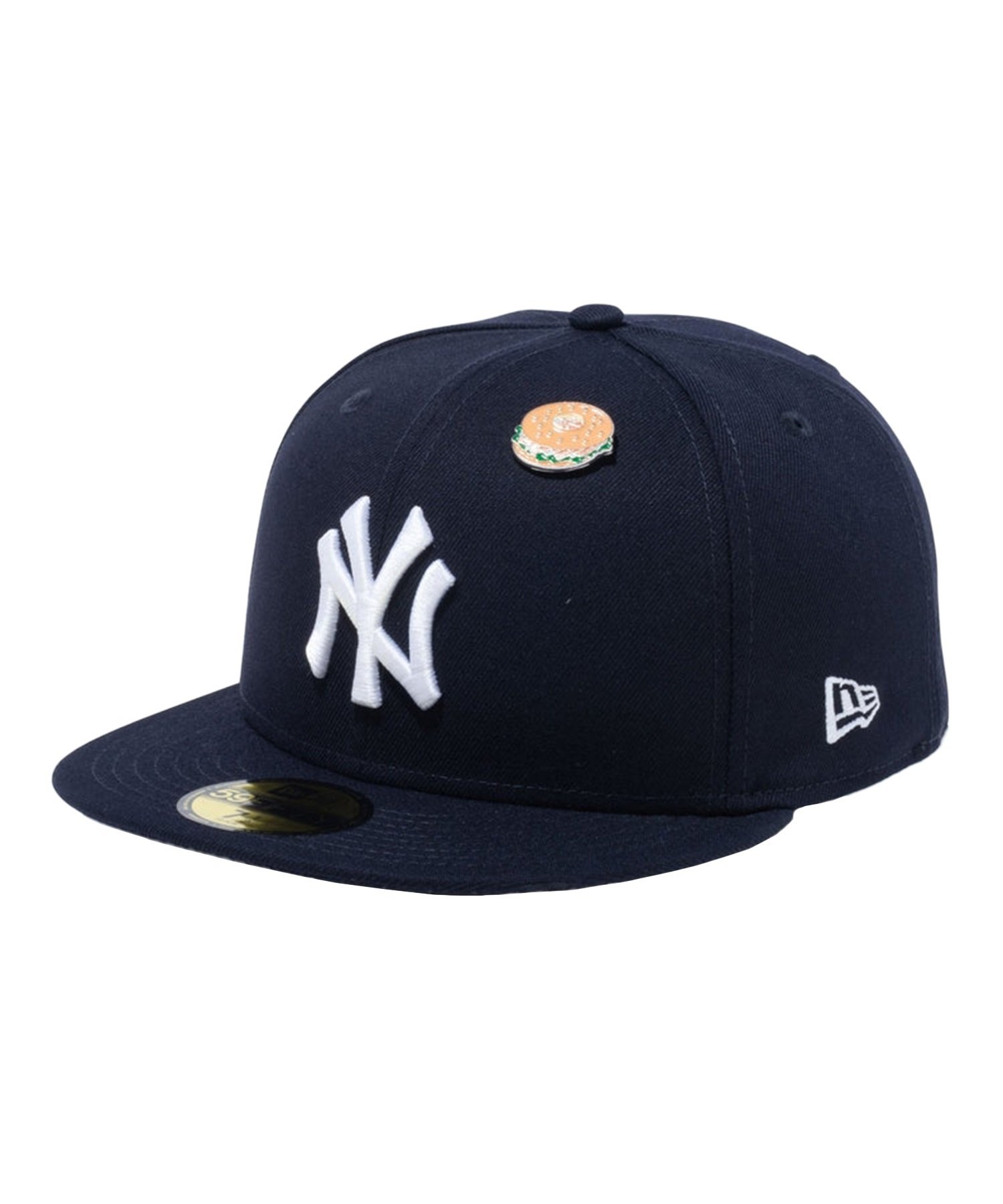 NEW ERA ニューエラ 59FIFTY Local Dishes ニューヨーク・ヤンキース サーモンベーグル ネイビー キャップ 帽子 14109886(NVY-7)