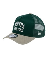 NEW ERA/ニューエラ 9FORTY A-Frame トラッカー Classic College ダークグリーン/ペブル 14109736 キャップ