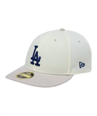 NEW ERA/ニューエラ LP 59FIFTY White Pack ロサンゼルス・ドジャース クローム ストーンバイザー 14109463 キャップ