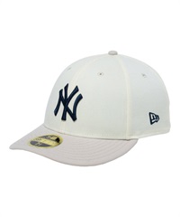 NEW ERA/ニューエラ LP 59FIFTY White Pack ニューヨーク・ヤンキース クローム ストーンバイザー 14109457 キャップ(CRST-7)