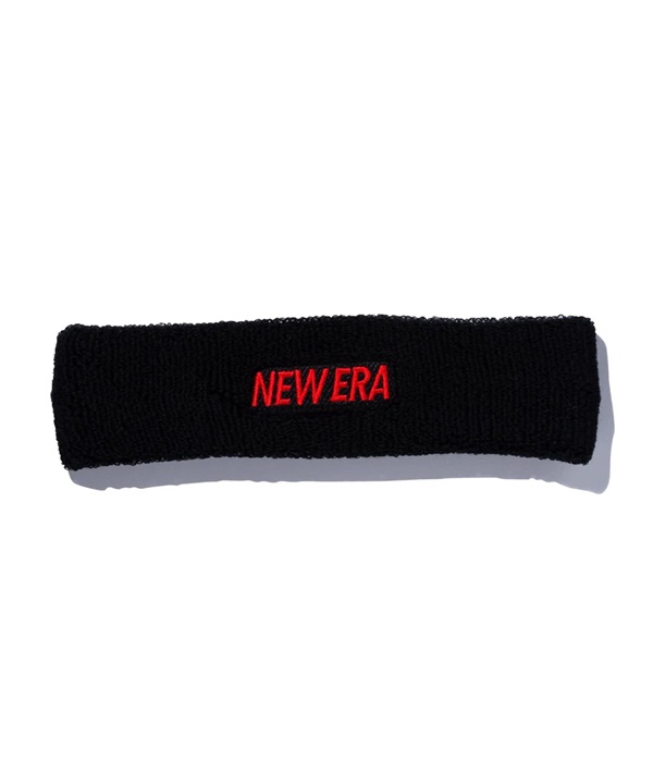 NEW ERA ニューエラ ヘッドバンド ワードマーク ブラック × レッド 14164450