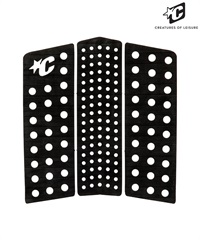 CREATURES OF LEISURE クリエーチャー FRONTDECK 3 CORD サーフィン デッキパッド ムラサキスポーツ(BLK-ONESIZE)