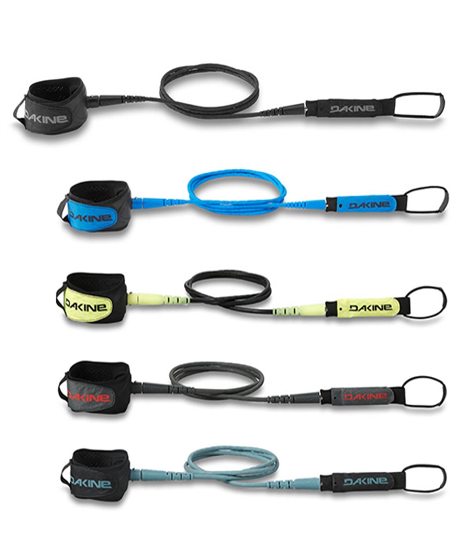 DAKINE ダカイン DAKINE KAIMANA TEAM LEASH 6 × 1/4 BC237-851 サーフィン リーシュコード 6ft JJ F25(BLK-6ft)