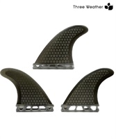 THREE WEATHER  スリーウェザー FIN FIBREGLASS TRI FUT  サーフィン フィン ムラサキスポーツ KK H9(GRY-ONESIZE)