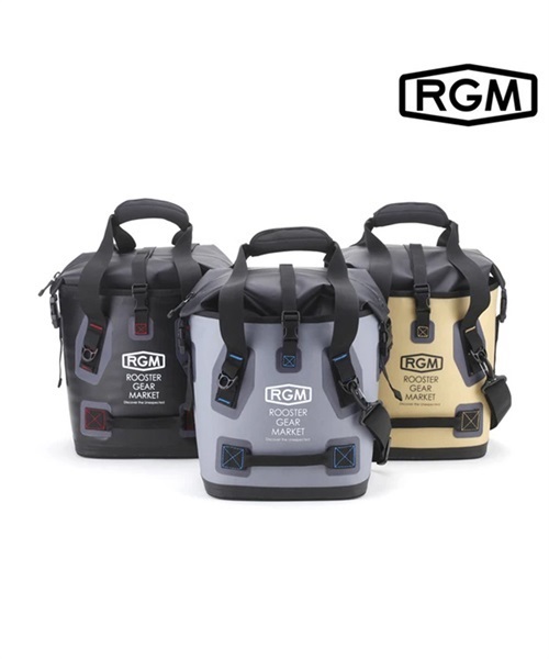 ROOSTER GEAR MARKET ルースターギアマーケット RGM COOLER TOTE クーラー 1600020 保冷バッグ 10L フィッシング 小物 釣り トートバッグ HH A12(BLACK-F)