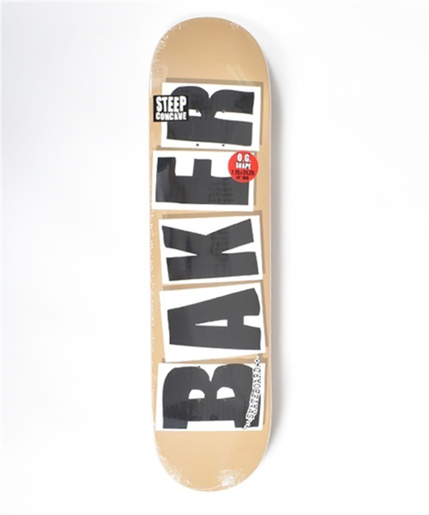 スケートボード デッキ BAKER ベイカー 03-01-1792 BRAND LOGO TAN