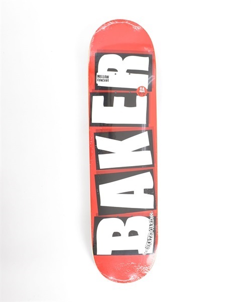 スケートボード デッキ BAKER ベイカー 03-01-0350 BRAND LOGO WHITE