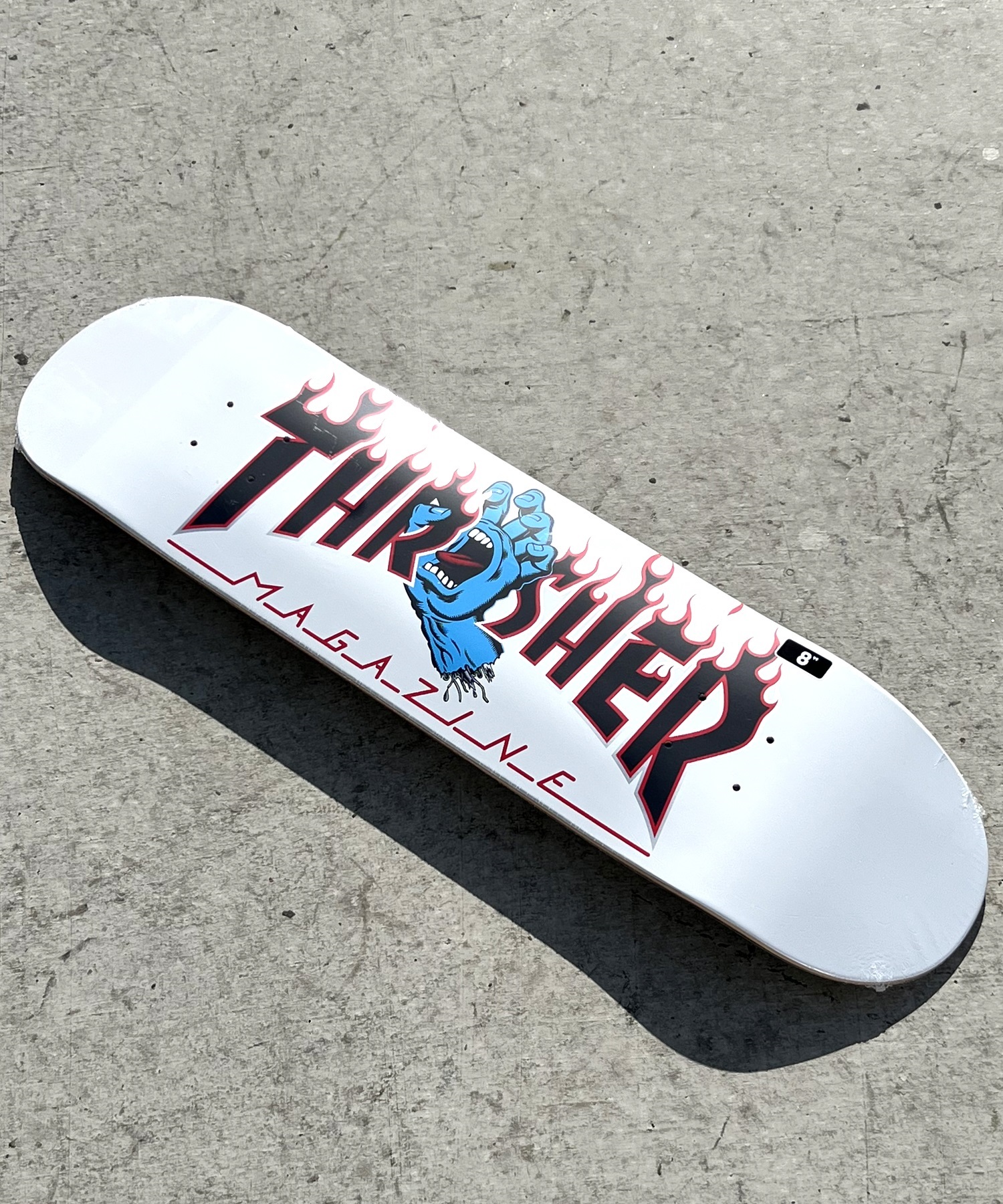 スケートボード デッキ SANTA CRUZ サンタクルーズ XTHRASHER S FLAME 31021641 8.0inch KK4 K3  スケートボード デッキ｜ムラサキスポーツオンラインストア 通販