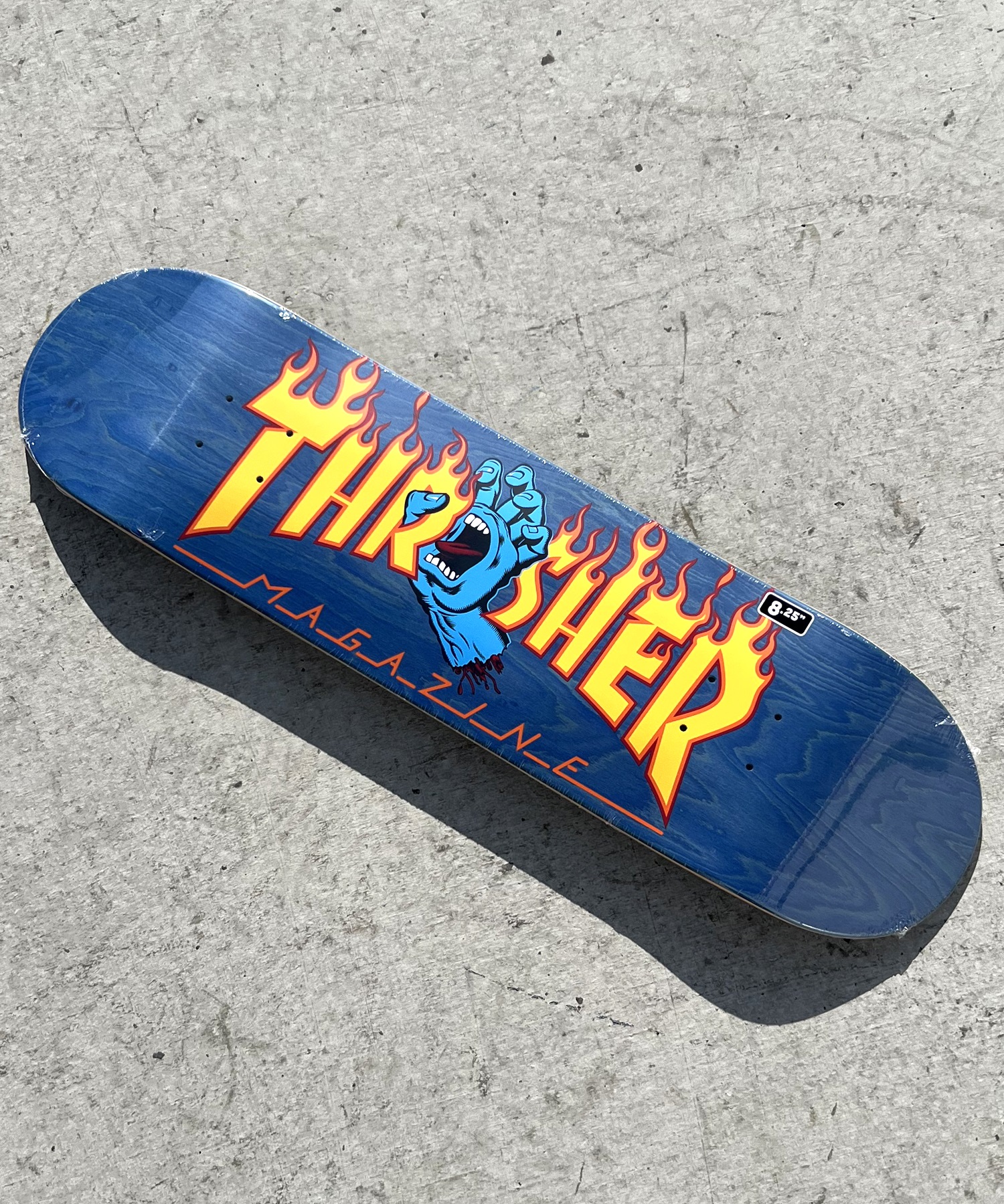 スケートボード デッキ SANTA CRUZ サンタクルーズ XTHRASHER S FLAME 31021642 8.25inch KK4 K3(ONECOLOR-8.25inch)