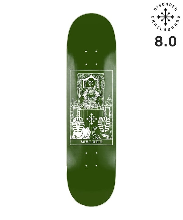 DISORDER ディスオーダー スケートボード デッキ WALKER CARD DECK 8.0inch