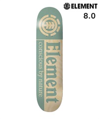 ELEMENT エレメント スケートボード デッキ SECTION CBN 8.0inch BE027-018(ONECOLOR-8.00inch)