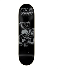 ZERO ゼロ スケートボード デッキ COLE SKULL & SNAKE D6117 8.0inch(ONECOLOR-8.00inch)