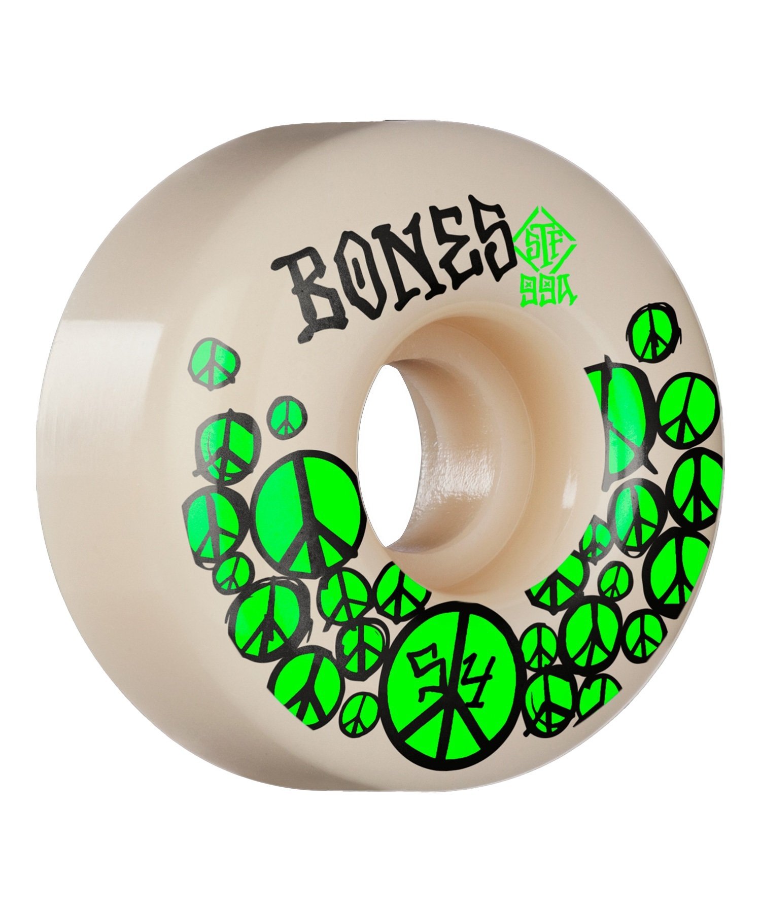 スケートボード ウィール BONES ボーンズ 33222260 STF PEACE V1 99A 54MM KK I12(ONECOLOR-ONESIZE)