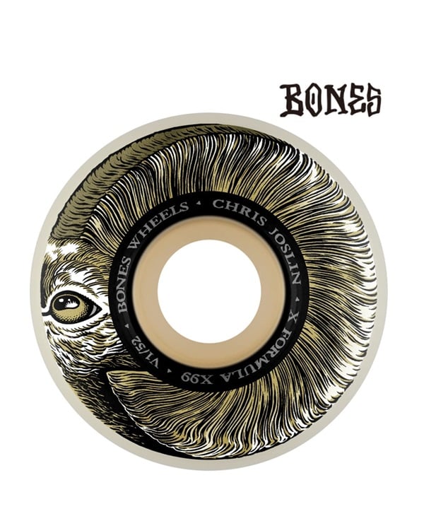 BONES WHEELS ボーンズ ウィール スケートボード ウィール X-FORMULA JOSLIN RAMPAGE 52mm 99A V1