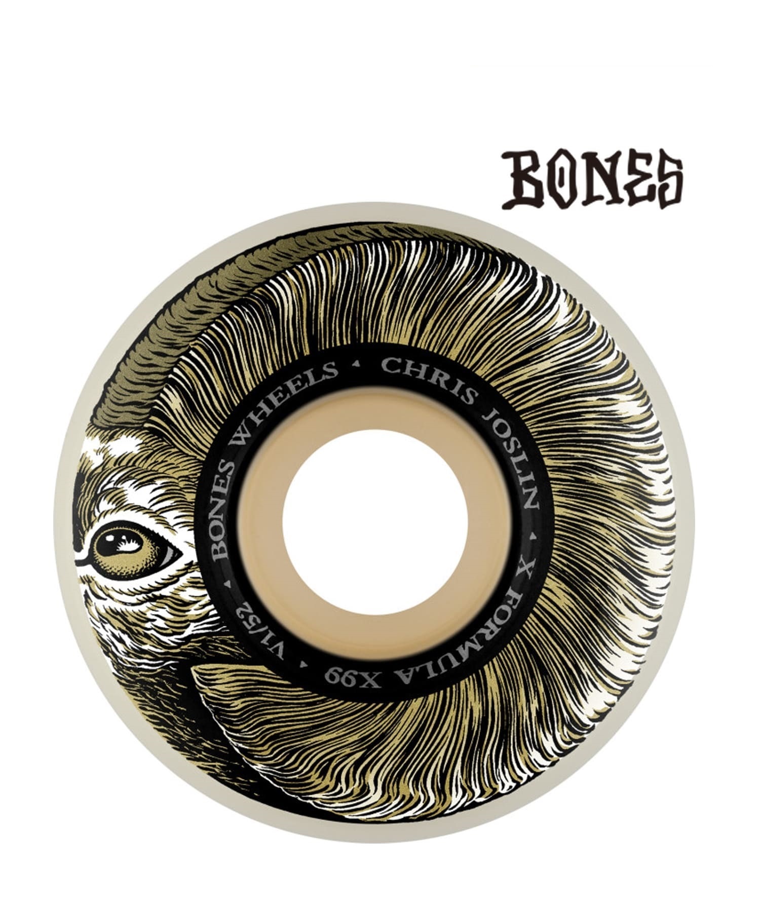 BONES WHEELS ボーンズ ウィール スケートボード ウィール X-FORMULA JOSLIN RAMPAGE 52mm 99A V1(WT-52mm)