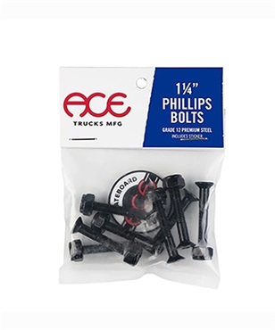 スケートボード パーツ ビス ACE TRUCK エース トラック BOLTS PHILLIPS Z-01052209030 1 1/4inch KK