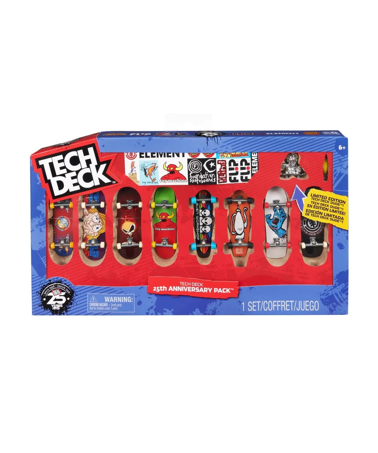 スケートボード フィンガーボード TECH DECK テックデッキ 25TH ANNIVERSARY PACK KK(ONECOLOR-ONESIZE)