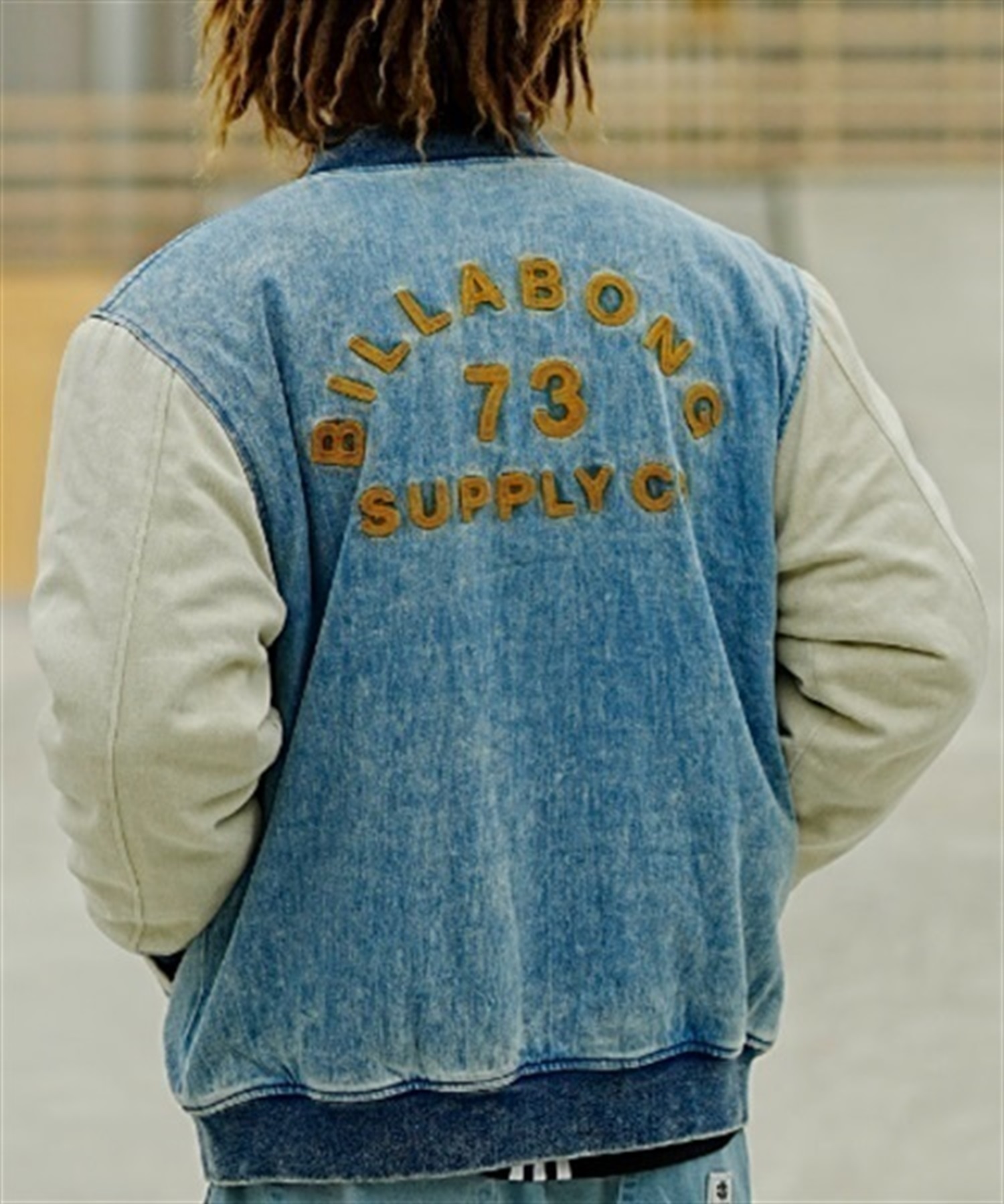 BILLABONG/ビラボン DENIM STADIUM JACKET アウター デニム スタジアム ジャケット BD012-766(BLU-M)