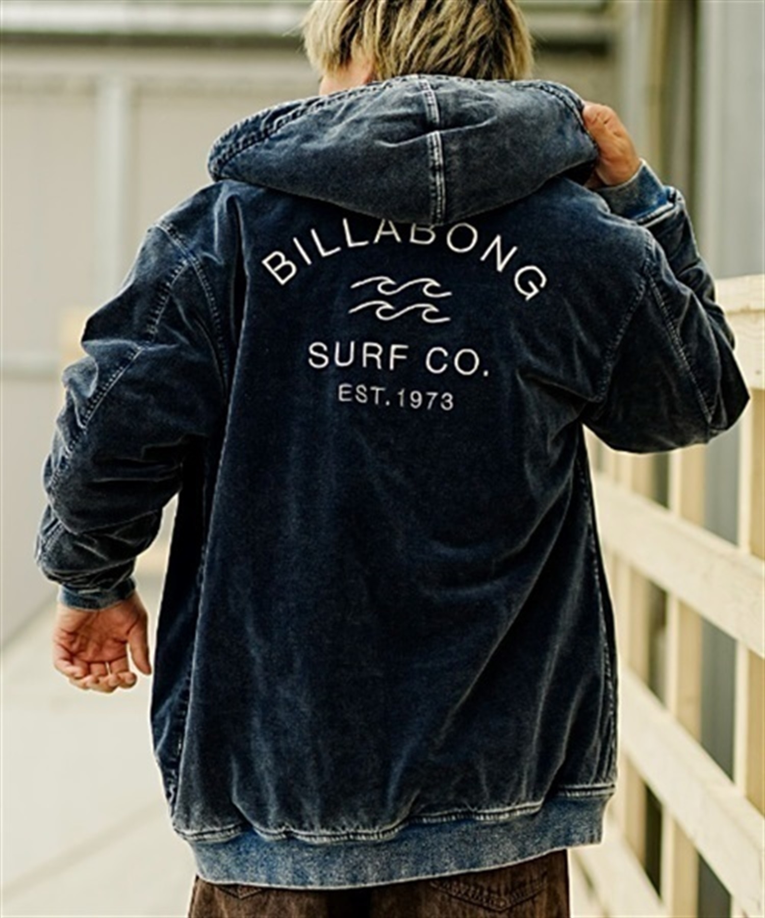 BILLABONG/ビラボン INDIGO VELOUR JACKET アウター インディゴ ベロア