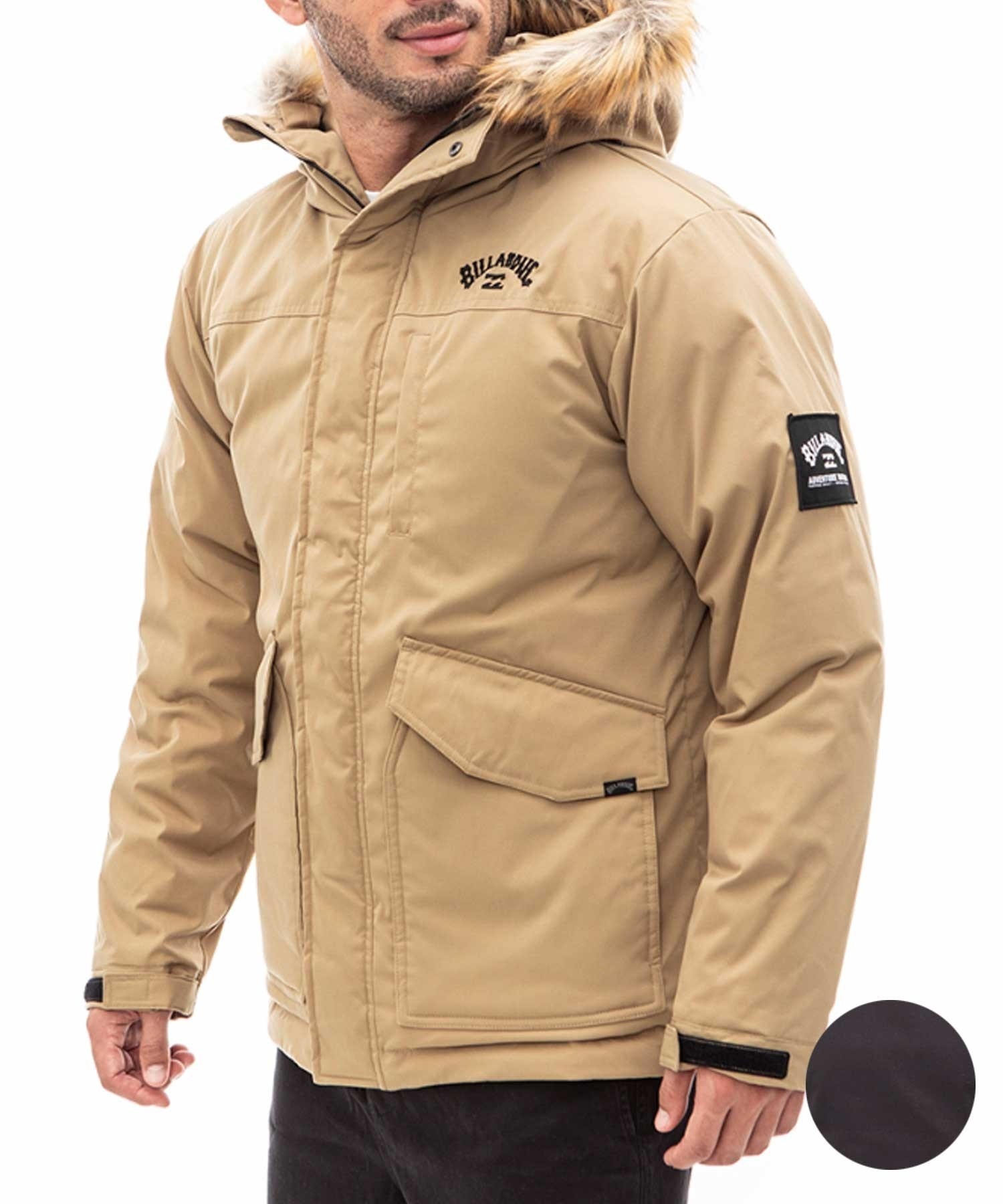 BILLABONG/ビラボン UPCYCLE DOWN JACKET ダウン ジャケット シンプル ロゴ 防寒 メンズ ジャケット BD012-771(SND-M)