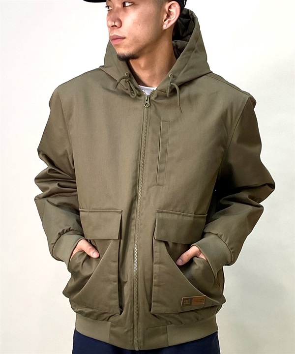 DC/ディーシー ESCALATE PADDED メンズ ワーク ジャケット エスカレイト パデッド 撥水 ポケット コットン中綿 JKT DJK234014