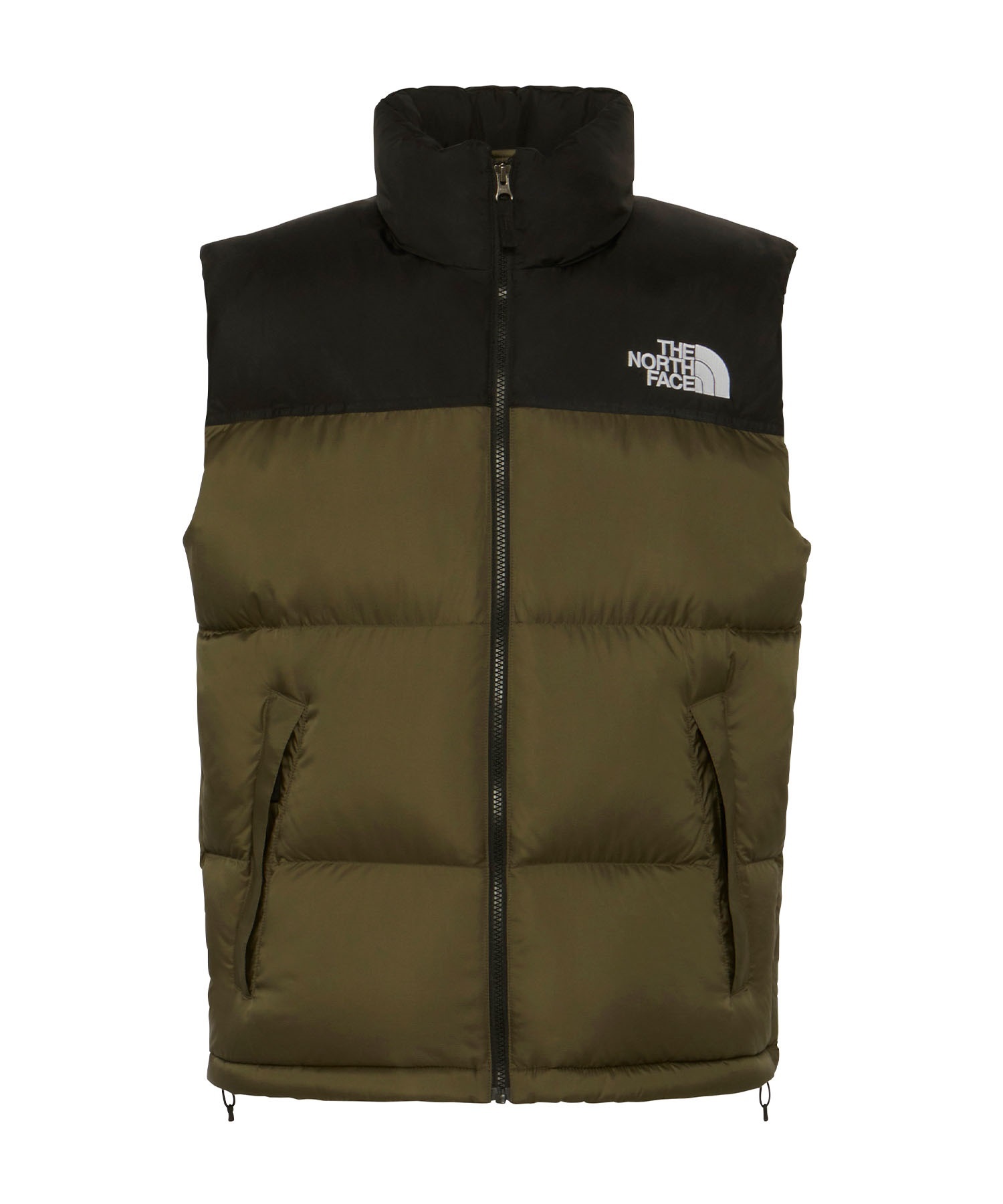 新品】THE NORTH FACE ザ ノースフェイス ベスト 黒×茶 S-