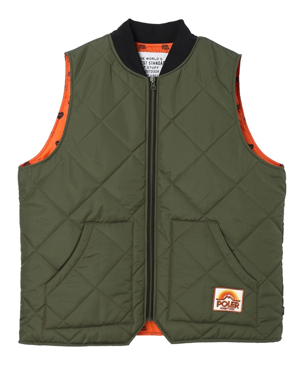 POLER ポーラー NC/NWDIAMOND QUILTED VEST 233MCV0017 メンズ ベスト