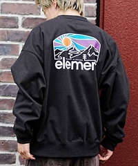 ELEMENT/エレメント SUNSET CREW WR ビックシルエット 撥水 BD022-046(FBK-M)