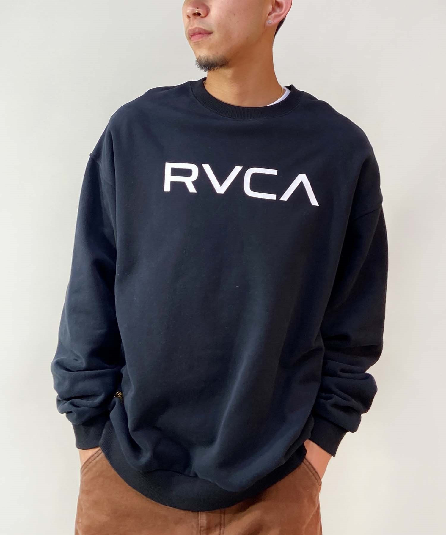 RVCA/ルーカ BIG RVCA CR メンズ トレーナー クルーネック スウェット