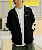 DC/ディーシー 23 WIDE TRACK JACKET23 ワイド トラック ジャケット ジップアップ ビックシルエット ドロップショルダー DPO234062(BLK-M)