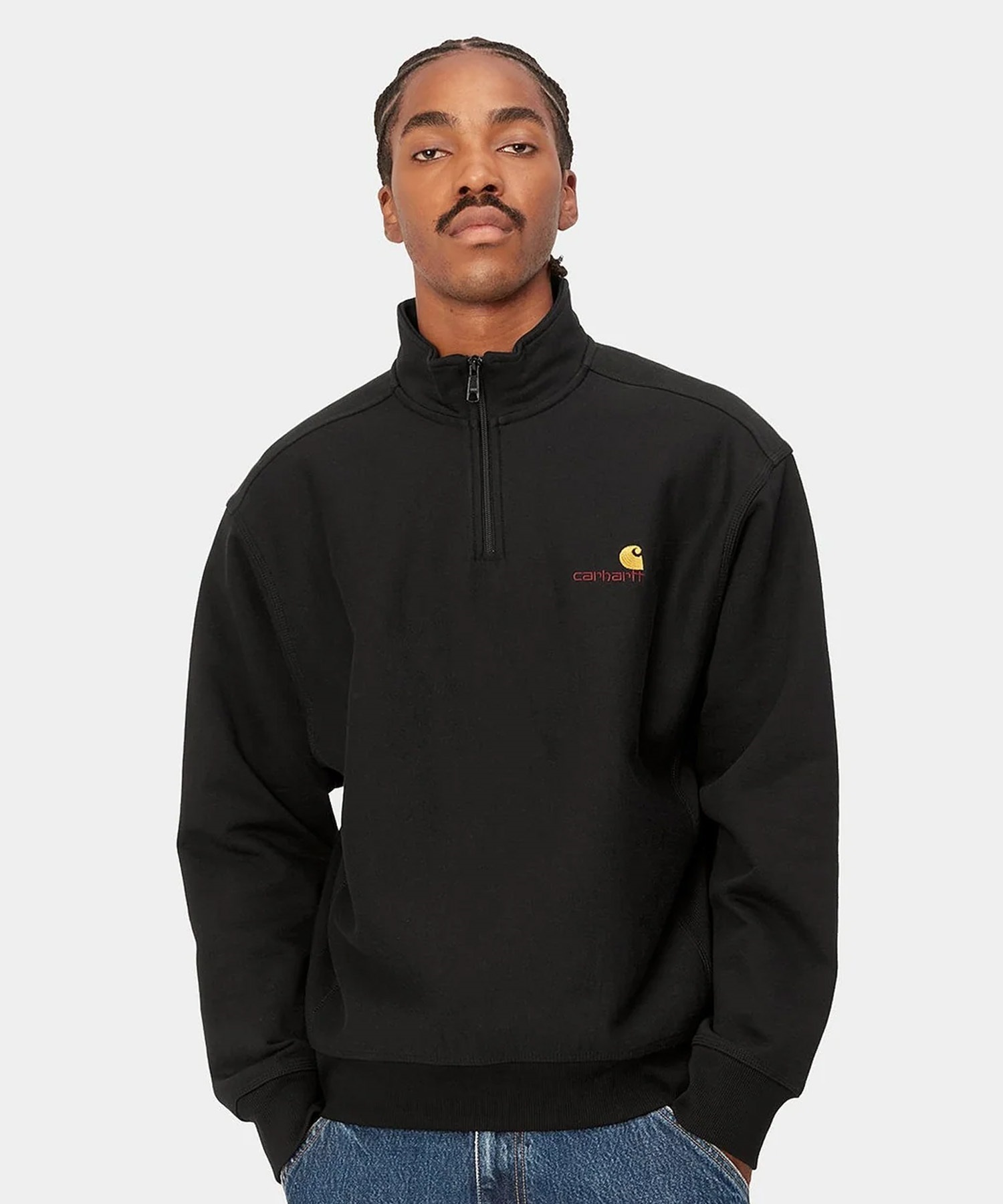 Carhartt/カーハート HALF ZIP AMERICAN SCRIPT アメリカンスクリプト 