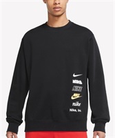 NIKE ナイキ M CLUB+ BB CREW クラブ フリース+ DX0782-010 メンズ 長袖 トレーナー スウェット KK1 A10