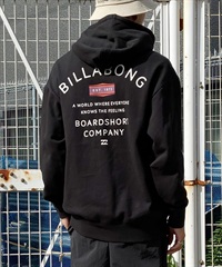 BILLABONG/ビラボン メンズ パーカー プルオーバー スウェット バックプリント 裏毛 BE011-019(BLK-M)