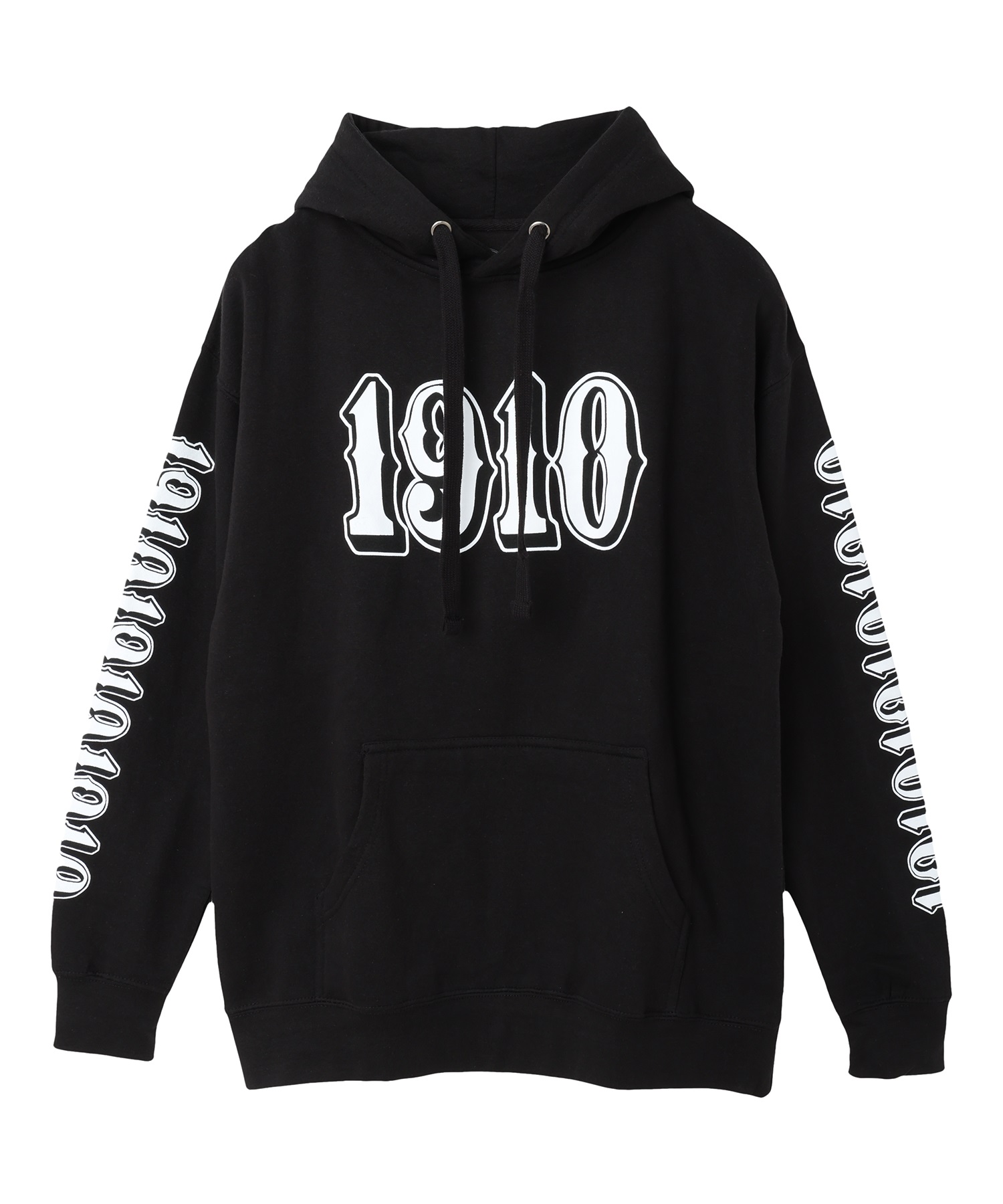 1910 ナインティーンテン DESI ORIGINAL FONT HOODY MHD012309-4 メンズ パーカー(BLACK-L)