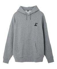 POLER ポーラー LOGO SUMMIT HOOD 233MCV0058 メンズ パーカー(GRAY-M)