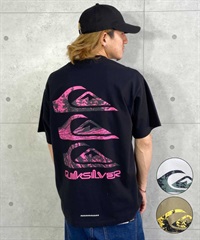 QUIKSILVER クイックシルバー QST221034 メンズ 半袖 Tシャツ バックプリント ルーズシルエット(BGE-M)