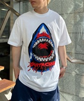 SANTA CRUZ サンタクルーズ SPEED WHEEL SHARK STRIP S/S 502231414 メンズ 半袖 Tシャツ KK1 D12(BK-M)