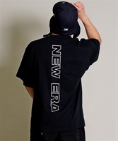 NEW ERA ニューエラ Rear Vertical Logo 13717528 メンズ 半袖 Tシャツ ムラサキスポーツ限定 KK1 D21(BK-M)