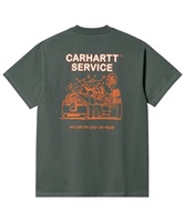 Carhartt WIP/カーハートダブリューアイピー 半袖Tシャツ バックプリント コットン I031756(GR-M)