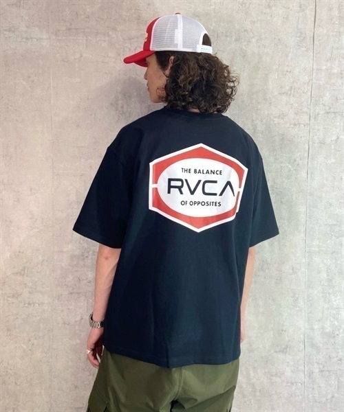 RVCA ルーカ INDUSTRIAL BD041-224 メンズ 半袖 Tシャツ バック