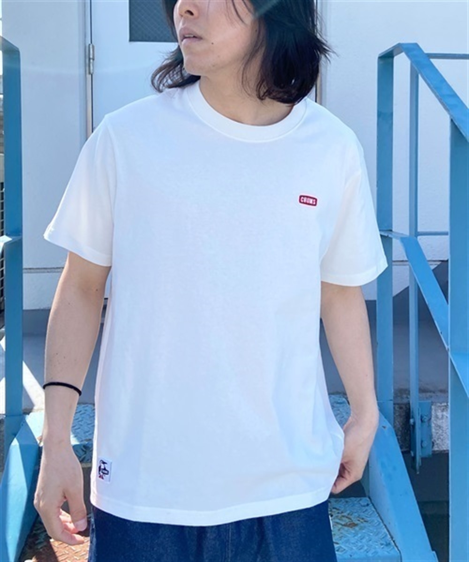 CHUMS チャムス CH01-2279 メンズ トップス カットソー Tシャツ 半袖 KK C30(WT-M)