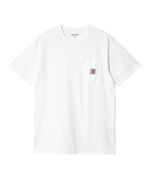 Carhartt WIP カーハートダブリューアイピー S/S POCKET T-SHIRT I030434 メンズ 半袖 Tシャツ KK2 C16(WHITE-M)