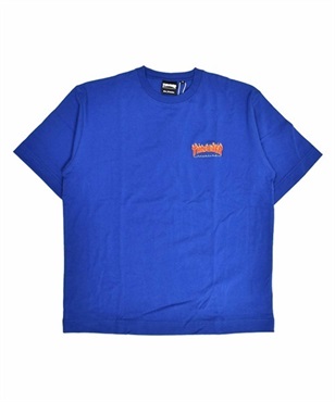 THRASHER スラッシャー FLAME THMM-002 メンズ 半袖 Tシャツ カットソー ムラサキスポーツ限定 KK1 C23