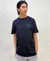 BILLABONG ビラボン CLEAN LOGO BD011-204 メンズ 半袖 Tシャツ バックプリント KX1 B20(BLK-S)